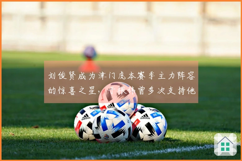 刘俊贤成为津门虎本赛季主力阵容的惊喜之星，于根伟曾多次支持他